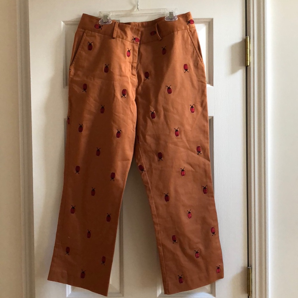 Lilly lady bug pants.